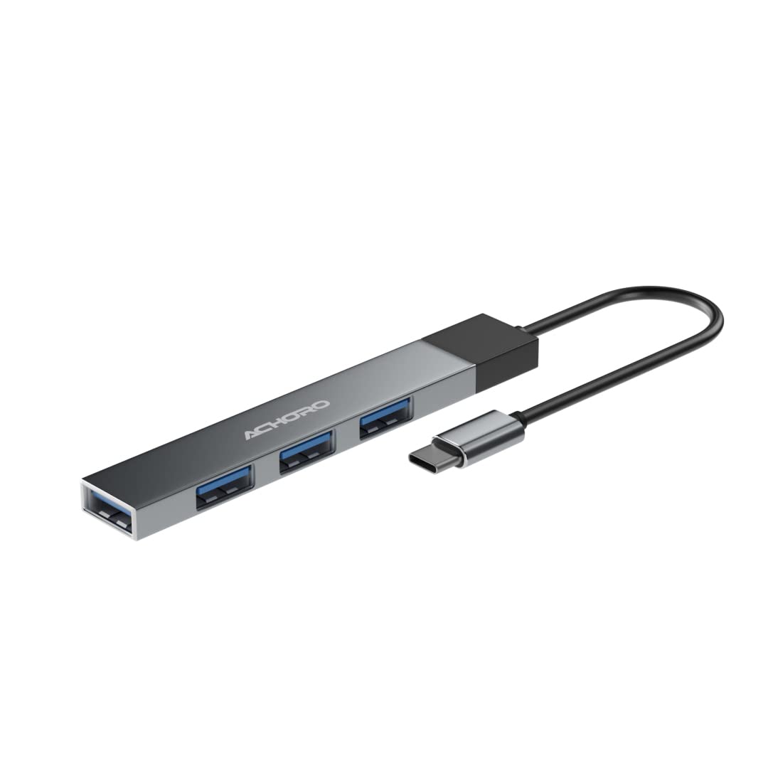 Amazon.com: Achoro 4 Ports Multiple USBC Hub - Premium Quality